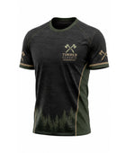 Custom Axe Throwing Tournament Shirt – Black Olive Team Jersey