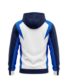 Custom Combat Sports Hoodie – Blue White MMA Boxing Teamwear for Wholesale Buyers