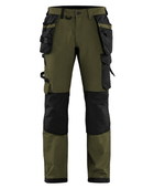 Trousers B2B Low MOQ Carpet Fitter Utility Trouser Dark Olive Green/Black Workwear