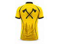 Sublimated Axe Throwing Jersey – Yellow Black Custom Team Shirt