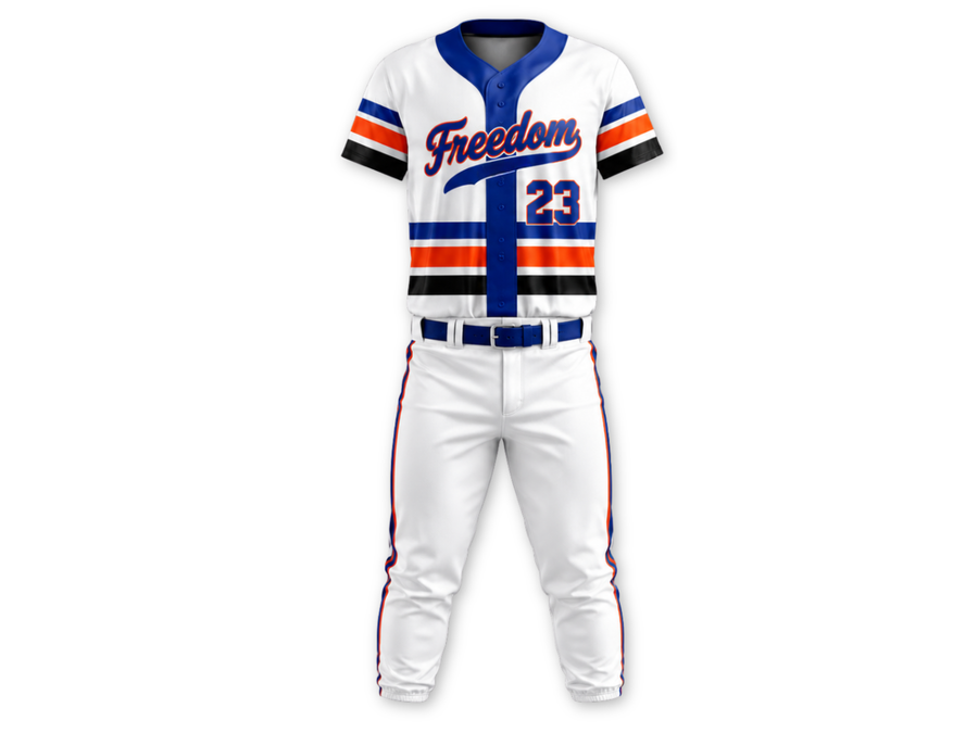 Custom White Softball Uniform Set – Home & Away Jersey and Pants for Wholesale TeamS design preview