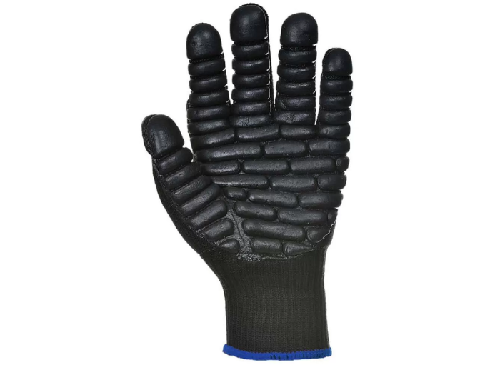 Anti Vibration Glove B2B Low MOQ Construction Work Gloves Black/Blue Workwear