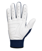 Custom White Navy Baseball Batting Gloves | Wholesale Team Gloves for Bulk Orders