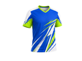 Blue & Lime Soccer Jersey – Wholesale Short-Sleeve Team Top, Customizable, Low MOQ, Bulk Orders