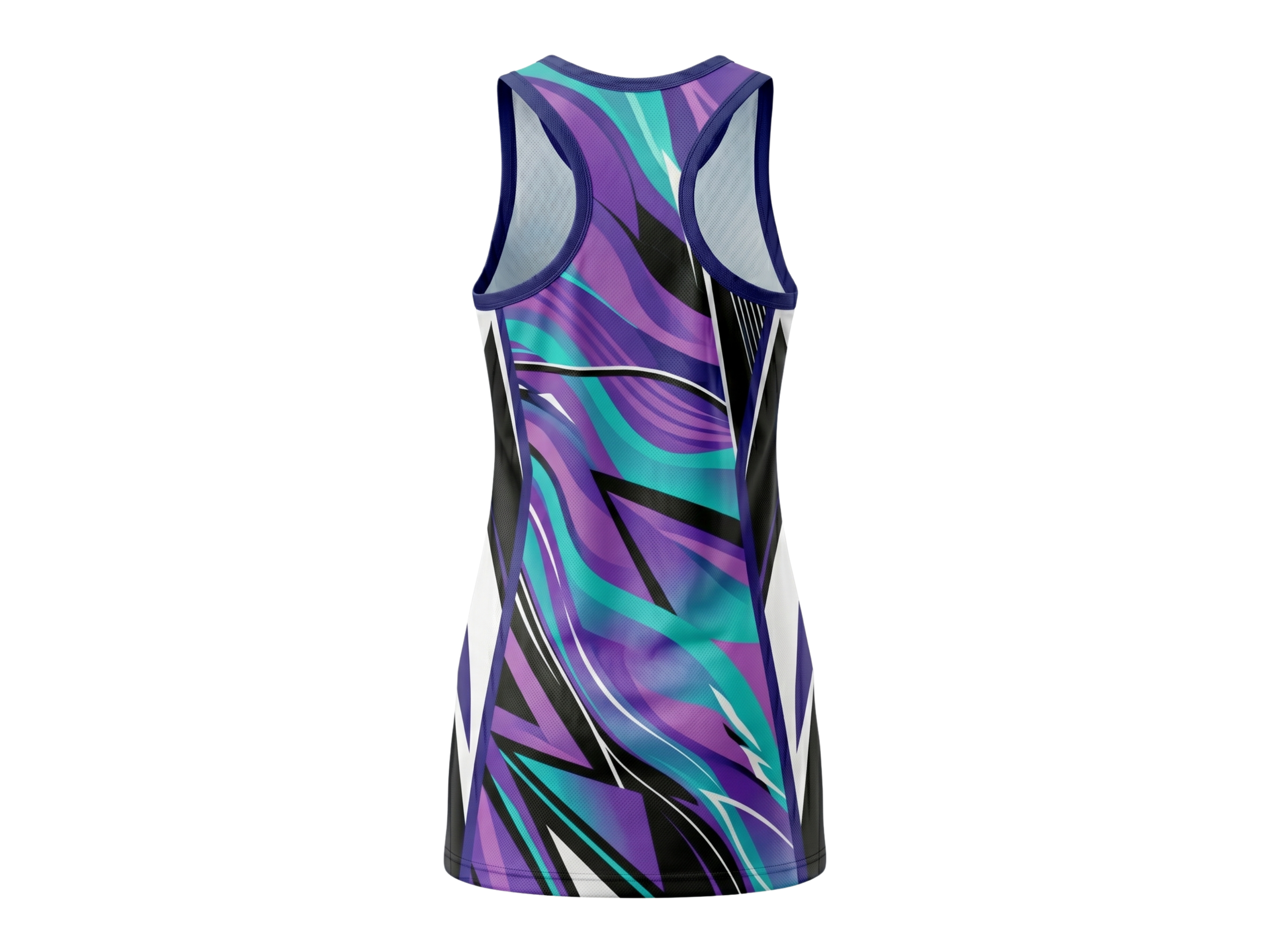 Custom Purple & Teal  Sublimated Basketball Dress – Teamwear