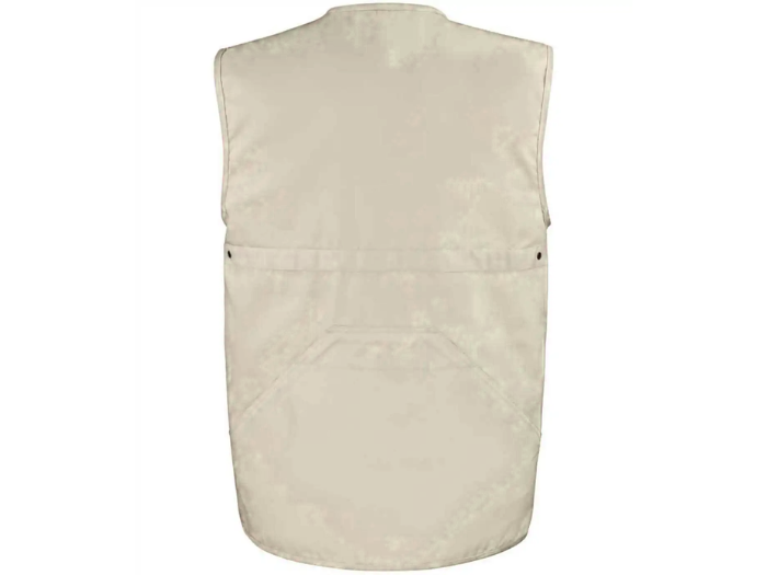 Workwear Safari Waistcoat – Camel | B2B Low MOQ Manufacturer
