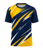 Custom Yellow & Navy Dart Jersey – Team Uniform Bulk Orders, Low MOQ, Personalized Name & Number