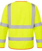 Sleeved Waistcoat B2B Low MOQ Construction Uniform Yellow Workwear