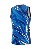 Custom Sublimated Basketball Jersey Blue Black Abstract Design | Wholesale Basketball Jersey Manufacturer