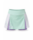 Custom Pickleball Skort | Wholesale Pickleball Team Skirt | Mint Green White Purple | Apparels Bridge