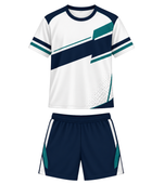 Custom White & Navy Dart Uniform – Team Set Bulk Orders, Low MOQ, Personalized Name & Number