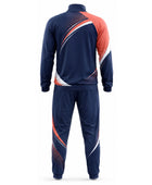Custom Pickleball Warm-Up Set | Wholesale Pickleball Team Jacket and Pants | Navy Coral White | Apparels Bridge