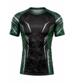 Custom Black & Green Combat Jersey – Team Uniform Bulk, Low MOQ, Personalized Name & Number