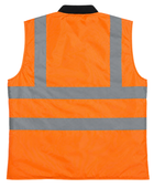 Reversible Bodywarmer B2B Low MOQ Construction Workwear Fluorescent Orange