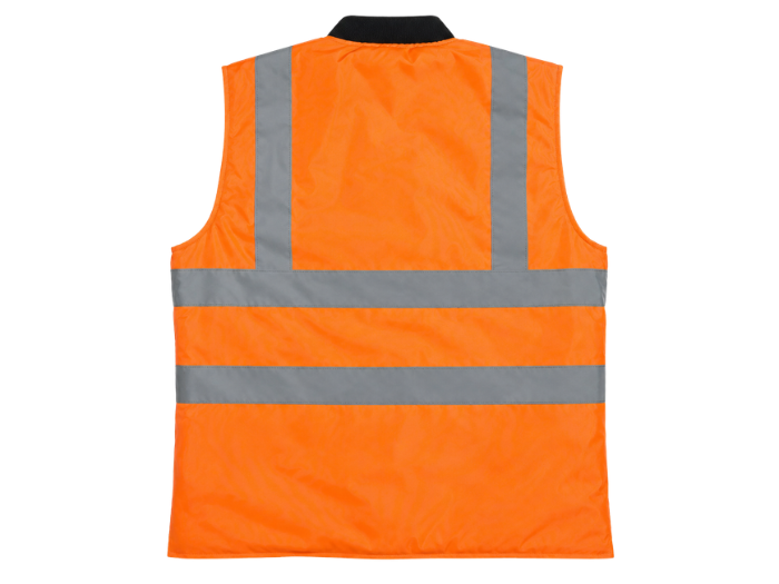 Reversible Bodywarmer B2B Low MOQ Construction Workwear Fluorescent Orange