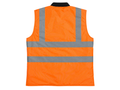Reversible Bodywarmer B2B Low MOQ Construction Workwear Fluorescent Orange