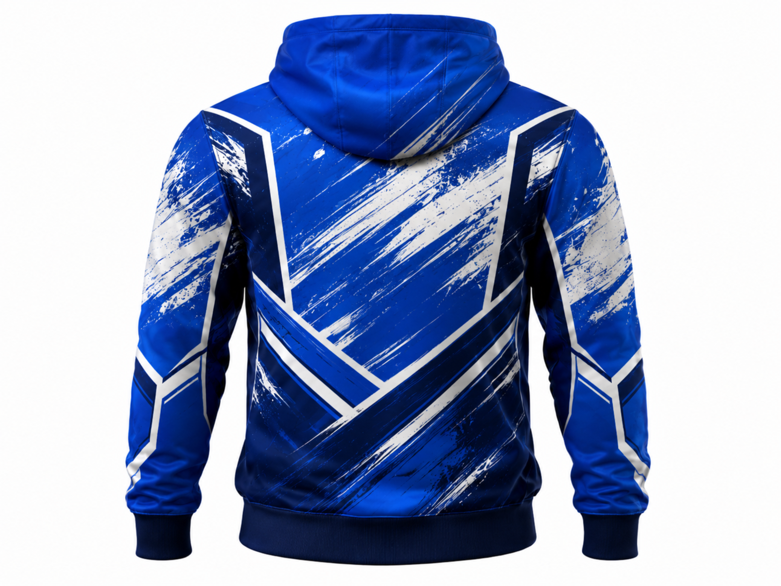 Custom Wrestling Hoodie | Wholesale Wrestling Team Hoodie | Blue White | Apparels Bridge