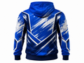 Custom Wrestling Hoodie | Wholesale Wrestling Team Hoodie | Blue White | Apparels Bridge