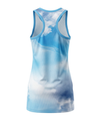 Custom Sky Blue & White Sublimated Basketball Dress