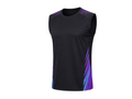 Custom Black Football Practice Jersey – Sleeveless Soccer Training Vest for Clubs