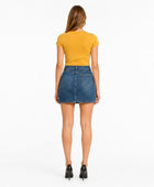 Custom Women’s Denim Mini Skirt for Private Label Brands