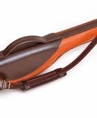 Tan Leather Scope Rifle Case Wholesale | Shearling Lined Hunting Scabbard Manufacturer