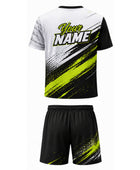 White & Teal Pickleball Uniform – Custom Team Jersey & Shorts, Wholesale Bulk, Low MOQ