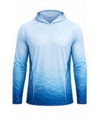 Custom Fishing Jersey – Blue Long-Sleeve Hoodie, Wholesale, Low MOQ, Bulk Sportswear