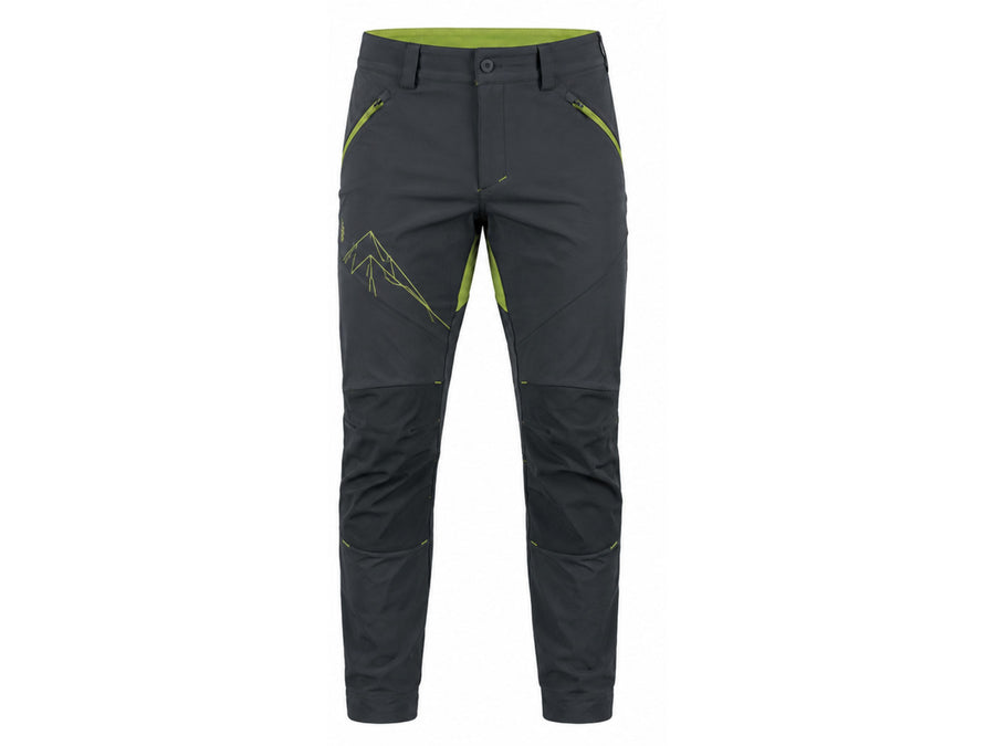 Climbing Pants – Custom Charcoal Lime Bouldering Teamwear Wholesale design preview