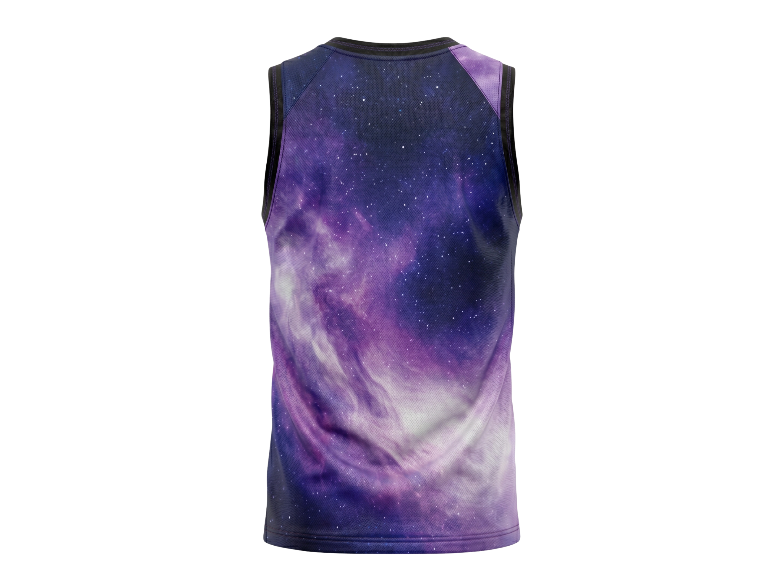 Custom Sublimated Basketball Jersey – Purple Galaxy Design | Wholesale Manufacturer