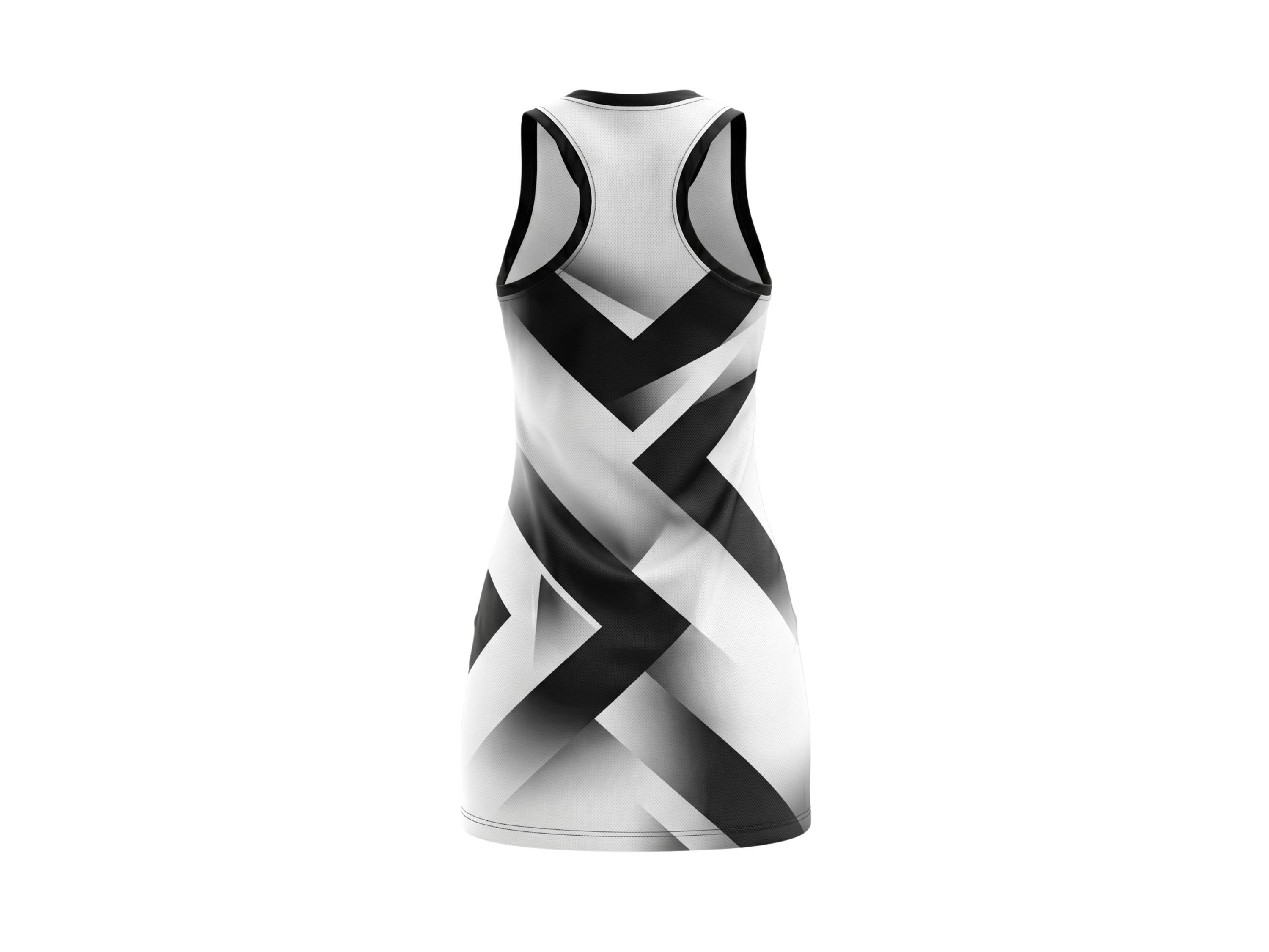 Custom Black,White & Silver  Sublimated Basketball Dress