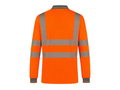 Long Sleeve Polo Shirt B2B Low MOQ Construction Uniform Fluorescent Orange Workwear