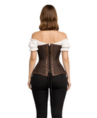 Floral Brocade Underbust Corset Belt Wholesale | Renaissance Steampunk Waist Cincher