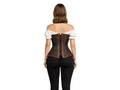 Floral Brocade Underbust Corset Belt Wholesale | Renaissance Steampunk Waist Cincher