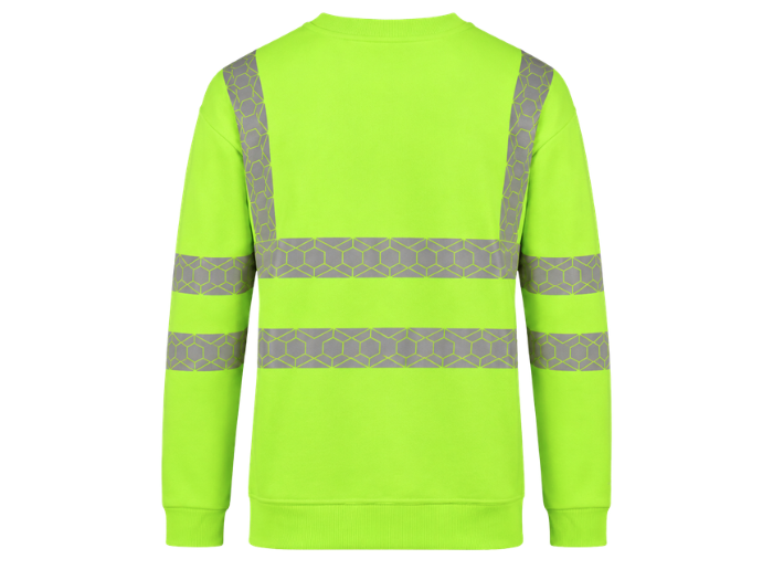 Sweatshirt Fluorescent Green B2B Low MOQ Construction Uniform Workwear