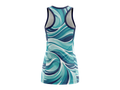 Custom Aqua, Navy & White  Sublimated Basketball Dress
