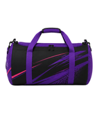 Custom Lacrosse Duffel Bag – Black Purple Wholesale Team Gear Bag
