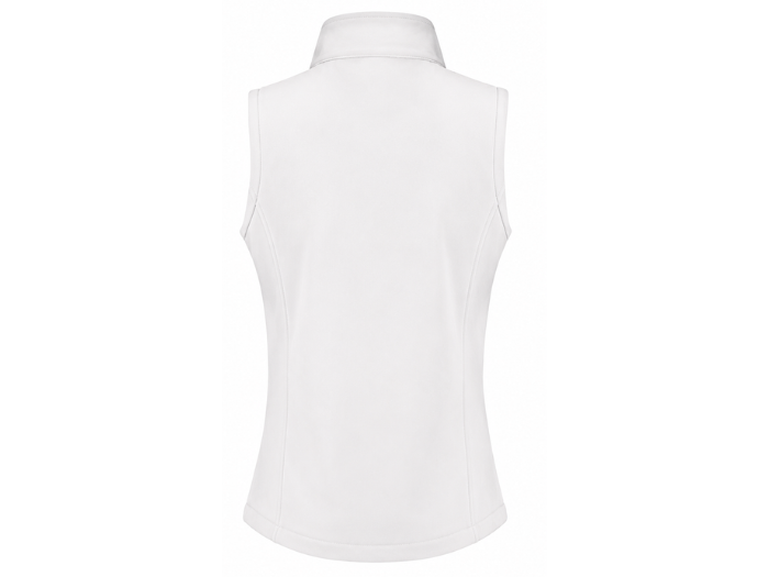 Ladies Soft Shell Body Warmer – White and Black | B2B Low MOQ Manufacturer