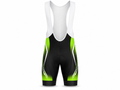 Custom Cycling Bib Shorts | Wholesale Cycling Team Bibs | Black Lime Green | Apparels Bridge