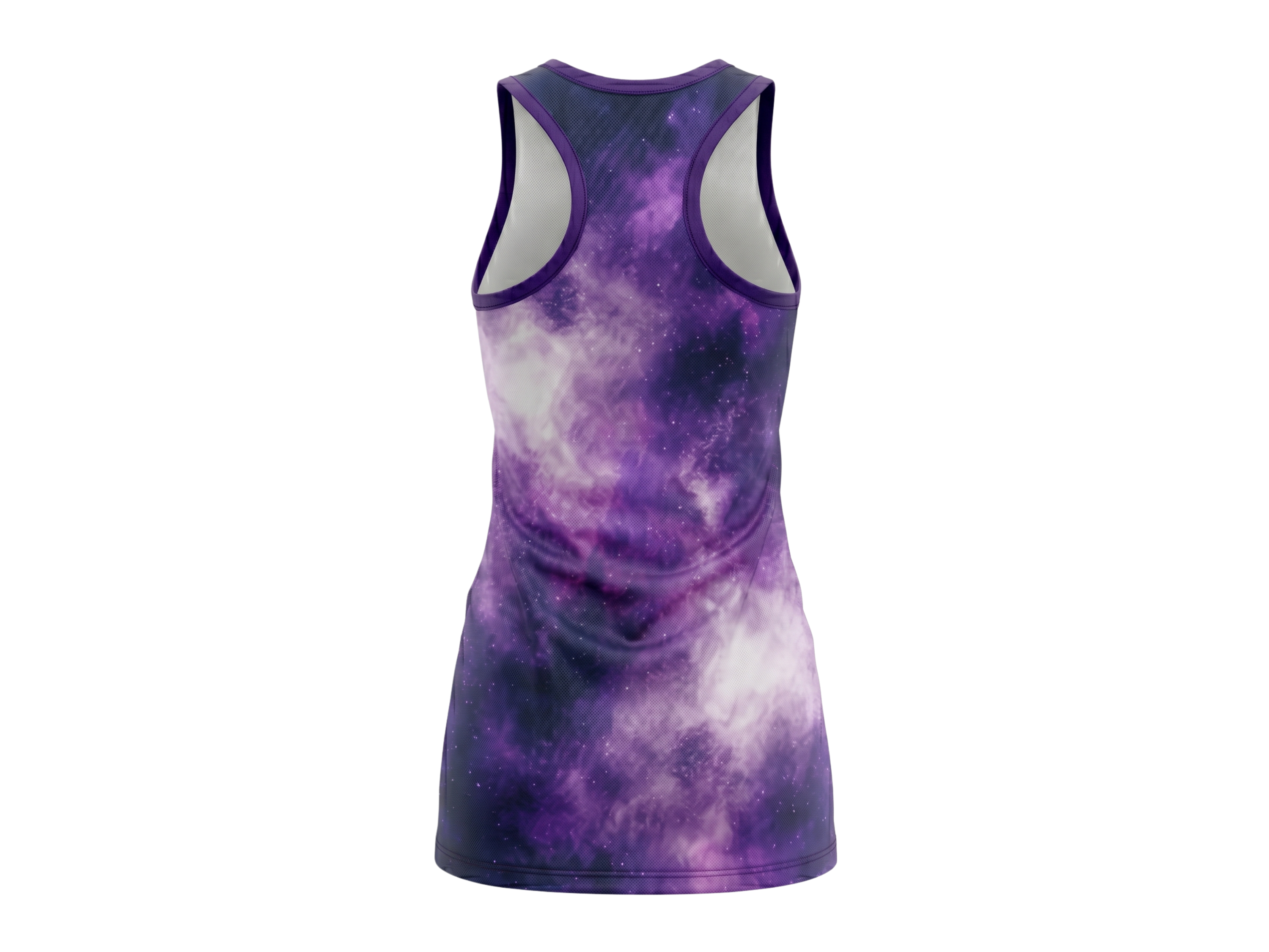 Custom Purple, Lavender & Navy Sublimated Basketball Dress