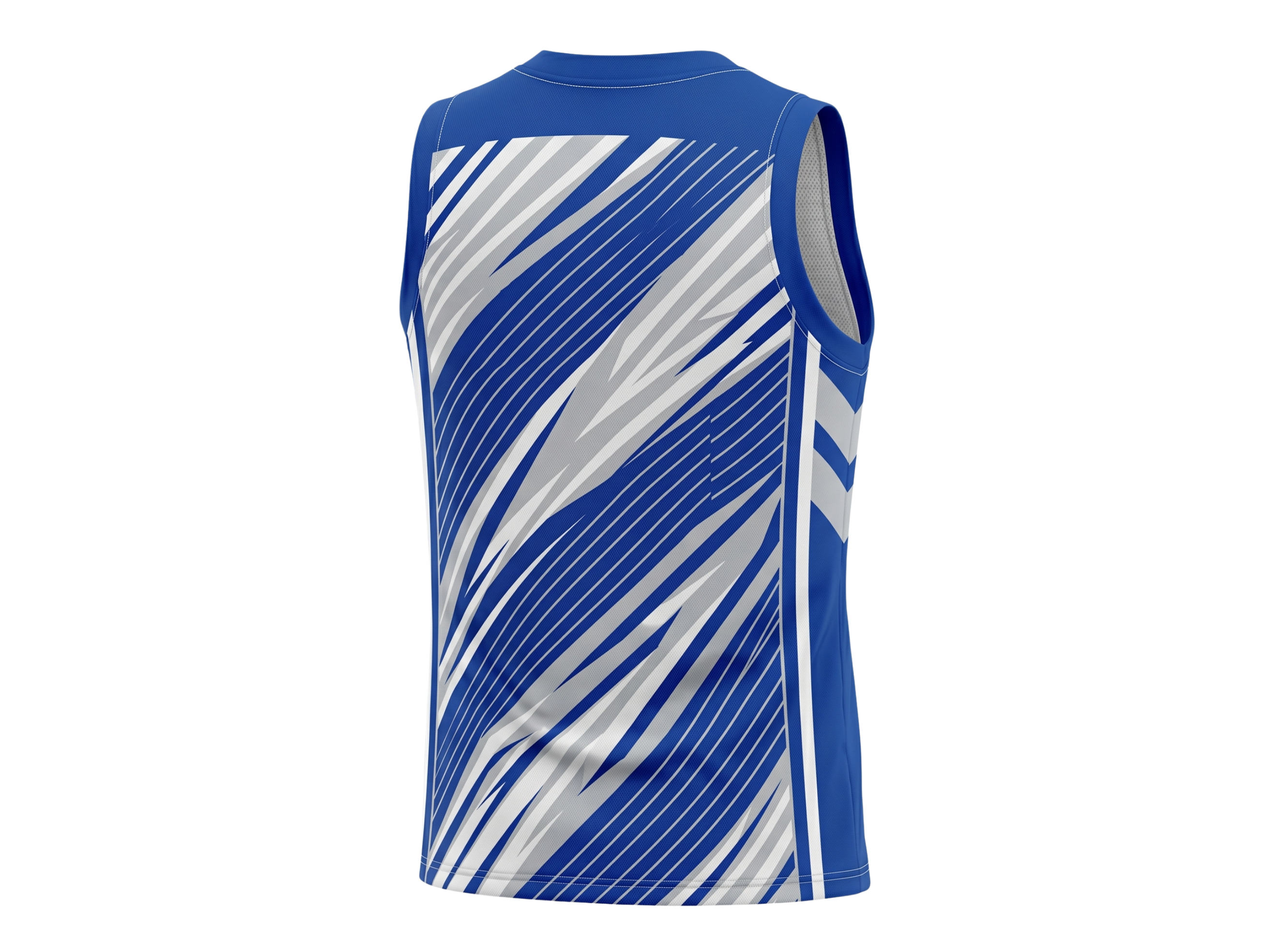 Custom Blue White Sublimated Basketball Jersey | Wholesale Basketball Jersey Manufacturer