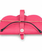 Scalloped Leather Glasses Case Wholesale | Personalized Eyewear Pouch Manufacturer