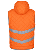 Reflective Orange Workwear Gilet – Wholesale Hooded Trade Uniform Vest