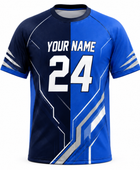 Blue & Navy Corn Hole Jersey – Bulk Team Jersey, Low MOQ, Wholesale Training & Performance Uniform