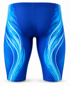 Custom Men’s Swim Jammer – Blue Wholesale Swim Team Shorts