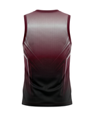 Custom Sublimated Basketball Jersey – Burgundy Black Gradient Design | Wholesale Basketball Jersey Manufacturer