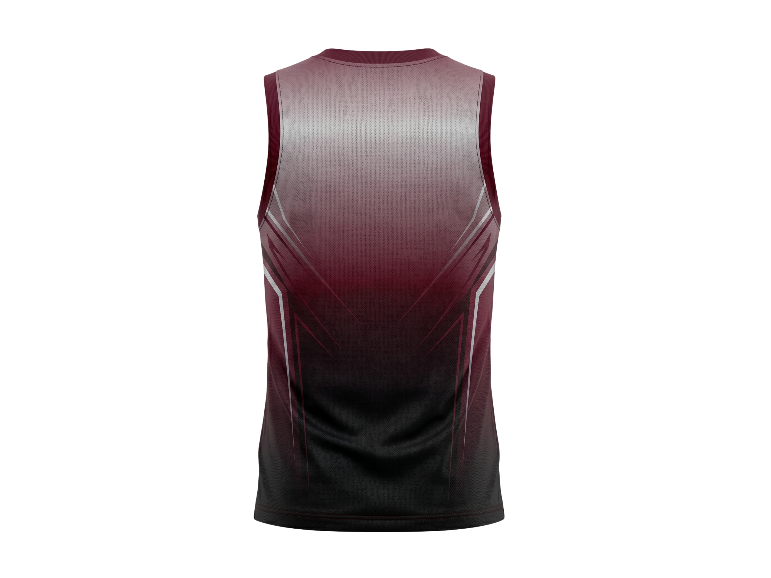 Custom Sublimated Basketball Jersey – Burgundy Black Gradient Design | Wholesale Basketball Jersey Manufacturer