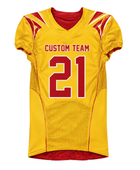 Custom Red Yellow American Football Reversible Jersey | Wholesale Team Uniform