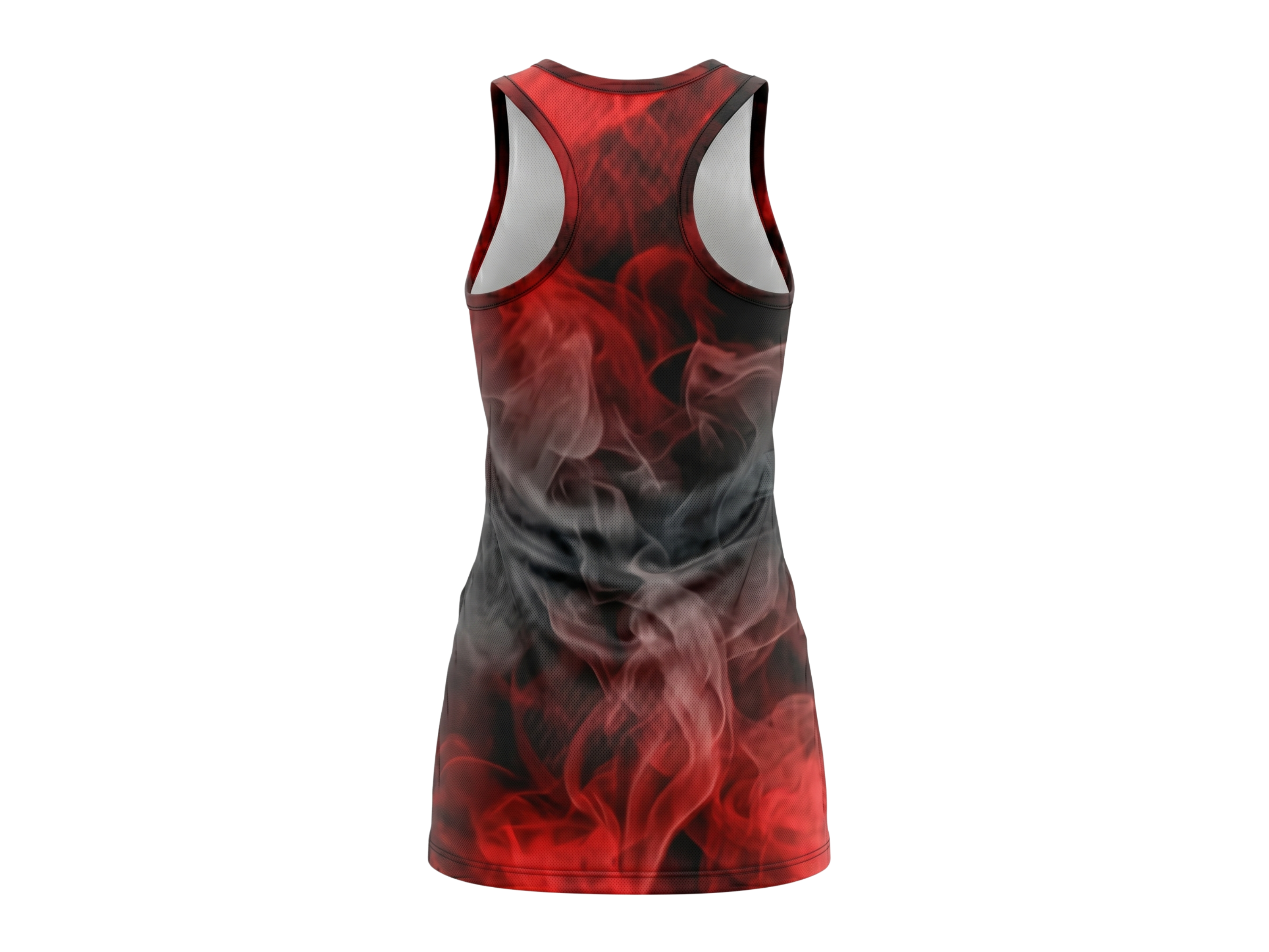 Custom Red, Black & Gray  Sublimated Basketball Dress