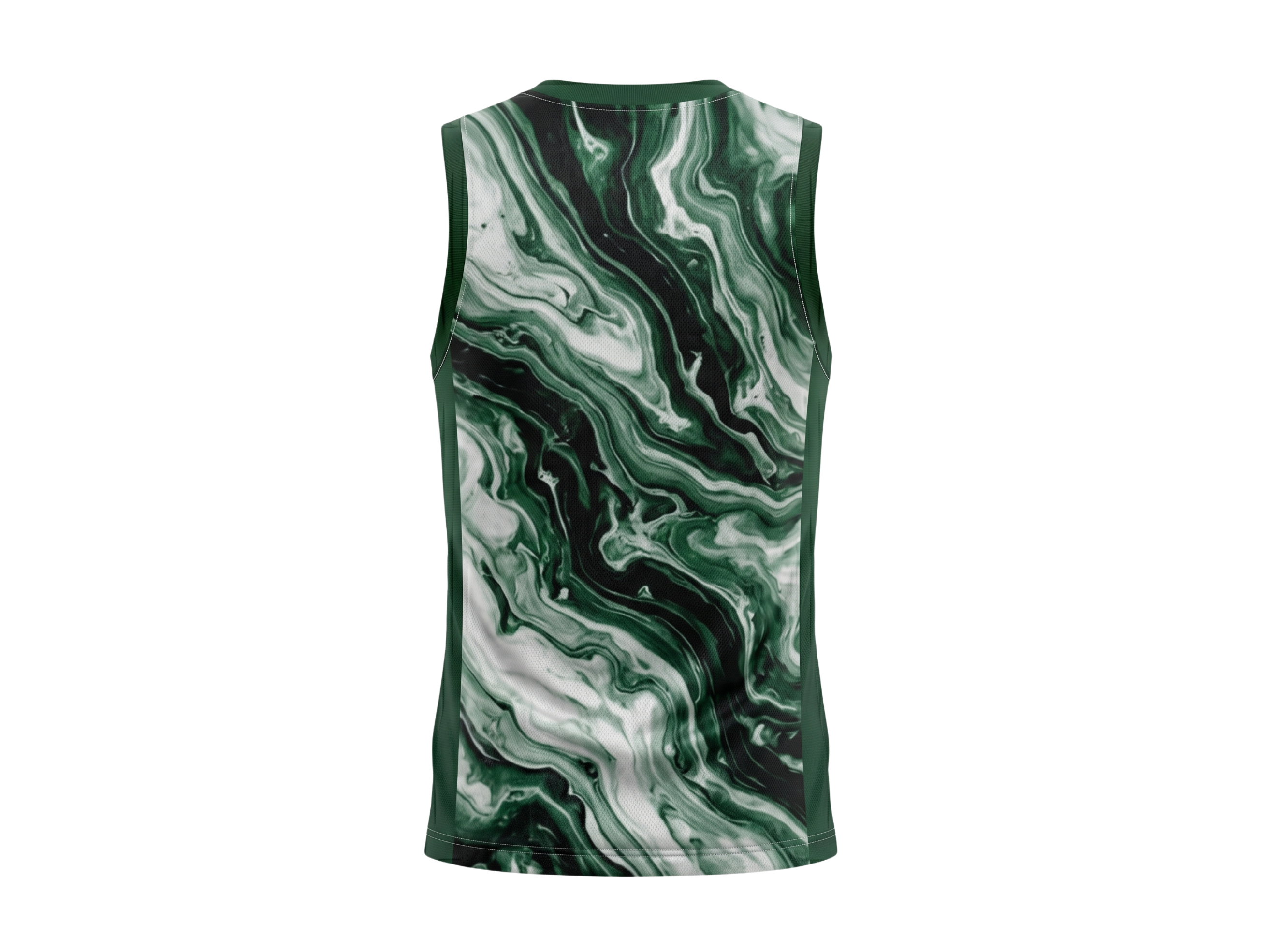 Custom Green Marble Sublimated Basketball Jersey | Wholesale Basketball Jersey Manufacturer